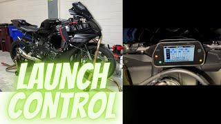 How to set up Launch Control on a 20152022 Yamaha R1 [upl. by Hsirahc451]