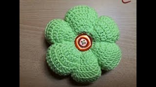 LES CREAS DE NINI coussin pour aiguilles au crochet [upl. by Kado]