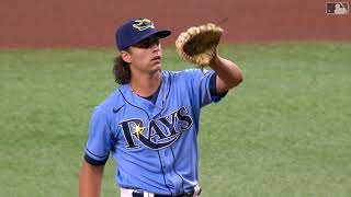 Brent Honeywell Jr shines in MLB debut 4112021 [upl. by Yrannav]