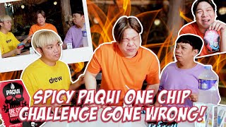 SPICY PAQUI ONE CHIP CHALLENGE GONE WRONG NAGKAPIKUNAN MGA BAYUT  BEKS BATTALION [upl. by Aniaj932]