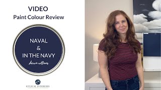 Sherwin Williams Naval and In the Navy PAINT COLOUR REVIEWS [upl. by Ferris628]