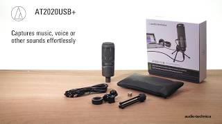 AT2020USB Overview  Cardioid Condenser USB Microphone [upl. by Lambrecht]