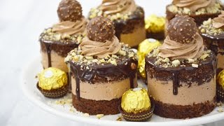 Ferrero Rocher Mini Cakes [upl. by Acireit]