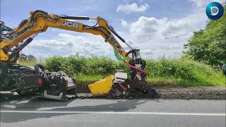 The JCB Pothole Pro in action [upl. by Eivad]