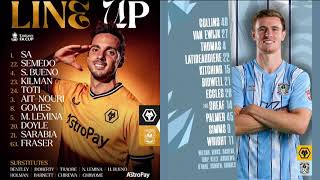 Wolverhampton Wanderers 23 Coventry City  FA Cup 202324  Talksport commentary [upl. by Nodnrb]