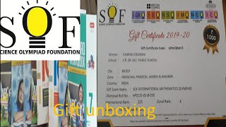 SOF OLYMPIAD Gift Unboxing Review  SOF NSO Gifts SOF [upl. by Wagshul789]