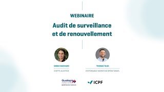 Webinaire  Planifier son audit de surveillance et de renouvellement [upl. by Laurens]