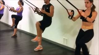 TRX Entrenamiento en Suspension Clase Colectiva Madrid [upl. by Nalym]