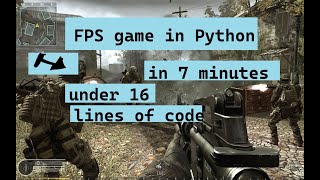 How to make a fps 3D game using Python  Ursina Engine  Nahiyan [upl. by Ecarret]