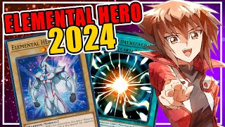 DECK ELEMENTAL HERO DUEL LINKS 2024  DECK ELEMENTAL HERO YU GI OH DUEL LINKS 2024 [upl. by Aihtyc]