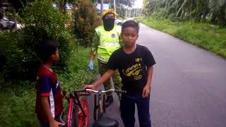 Budak lajak kena tahan polis du [upl. by Idner]