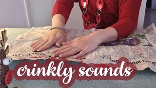 ASMR Page Smoothing amp Turning • Super Crinkly WaterDamaged Newspaper • Tingles Deluxe [upl. by Eiramassenav]