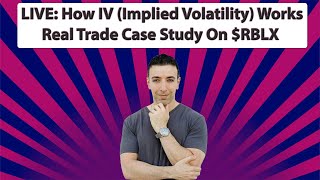 Live Video How IV Implied Volatility Works For Options Trading [upl. by Guido465]