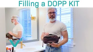 Mens Toiletry Bag Essentials  How To Fill A DOPP Kit [upl. by Hinson]