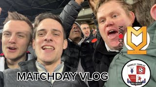 DONS GO UNBEATEN IN 9 AND MOVE INTO PLAYOFFS MK Dons vs Crawley Town Matchday Vlog  29122023 [upl. by Arabel193]