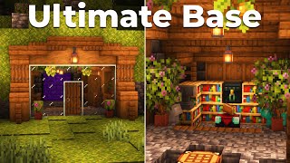 ULTIMATE Lush Cave Base for Survival Minecraft Tutorial [upl. by Byrd]