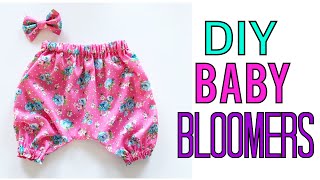 DIY BABY BLOOMERS  DIAPER COVER TUTORIAL [upl. by Florence579]