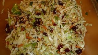 Crunchy Oriental Coleslaw Recipe Become Your Own Favorite Chef with Amy Westerman [upl. by Shamma]