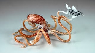 Introduction to Sculpting Borosilicate Glass  Octopus w Andrew Pollack [upl. by Tenom]