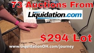 73 Liquidationcom Auctions Won Large Electronics Lot Unboxing Box 1 [upl. by Anegal]