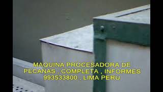 MAQUINA PROCESADORA DE PECANAS LIMA PERU  INFORMES 993533800 [upl. by Ingold]