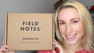 FIELD NOTES STARTER KIT UNBOXING 2021 [upl. by Chemash]