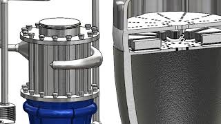 Rocket Engine in SolidWorks [upl. by Zurn]