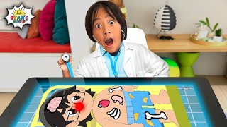 Ryan Plays Lifesize Board Games amp More 1 Hour Kids Games [upl. by Marrin187]