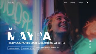 How To Make A Website With Animated Text Effect Using HTML And CSS [upl. by Anoif]