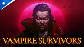 Vampire Survivors  Release Date Announcement Trailer  PS5 amp PS4 Games [upl. by Nnylahs366]