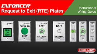 RequesttoExit RTE Wiring Guide [upl. by Atterehs773]