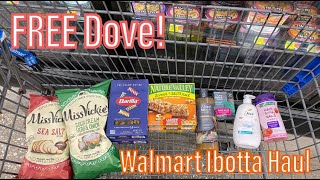 Walmart Ibotta Haul 32624  Free Dove Personal Care  170 each for EVERYTHING [upl. by Paxton]