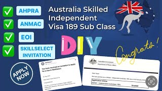 StepbyStep PR Subclass 189 visa application to Australia 🇦🇺 australia aurn permanentresident [upl. by Jakie]