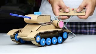 Wow Amazing RC Tank DIY at Home  Mini Gear RC Tank [upl. by Bevash]