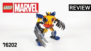 레고 마블 76202 울버린 맥 로봇LEGO Marvel Wolverine Mech Armour  리뷰Review레고매니아LEGO Mania [upl. by Langham]