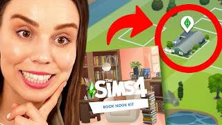 Rebuilding Newcrest with the new kit 📚 The Sims 4 [upl. by Elocn775]