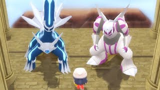 Awakening of Dialga and Palkia in Pokémon Brilliant Diamond amp Shining Pearl 4K [upl. by Timi]