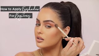 How To Apply Eyeshadow For Beginners Step By Step  Christen Dominique [upl. by Whitten336]