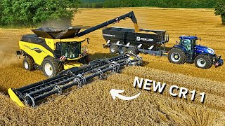 😱 NEW HOLLAND CR11 amp MACDON FD2  XXL MOISSON de BLÉ 2024 🤩💨 [upl. by Fiske]