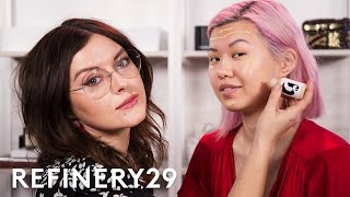 I Learned How To Get The Trendy Glossier Look  Beauty With Mi  Refinery29 [upl. by Pomcroy]