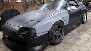 Ls swapped fc rx7 First drive [upl. by Rodrigo254]