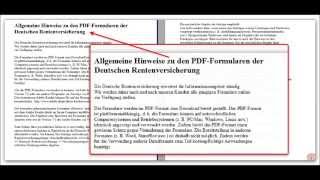 Erwerbsminderungsrente Antragsunterlagen 2 Allgemeine Hinweise zur Abwicklungwmv [upl. by Urion309]