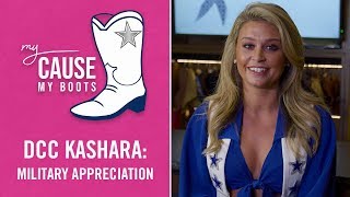 My Cause My Boots DCC KaShara Military Appreciation  Dallas Cowboys 20182019 [upl. by Creigh]