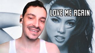 First Time Reaction REGINE VELASQUEZ  Love Me Again Official LIVE Performance [upl. by Enelym]