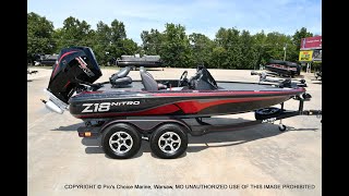 2024 Nitro Z18 Pro Pack bass boat w175HP ProXS Stock N1673 [upl. by Anilem19]