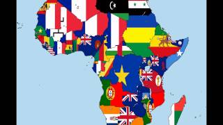 Africa Timeline of National Flags  Part 1 [upl. by Fruma69]