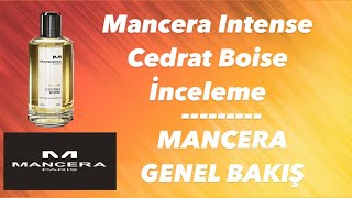 Mancera Intense Cedrat Boise  Mancera Genel Bakış  En İyi Erkek Parfümleri [upl. by River]