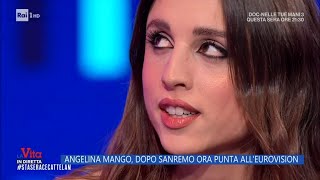 Angelina Mango dopo Sanremo ora punta allEurovision  La vita in diretta 15022024 [upl. by Swithin935]