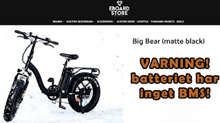 Varning för rawbike kopian quotBig Bearquot från eboardstoreeu [upl. by Rennoc]