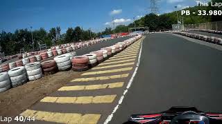 Parkwood Karting Sheffield  32580  72kg Ami Breacher [upl. by Ahtis216]